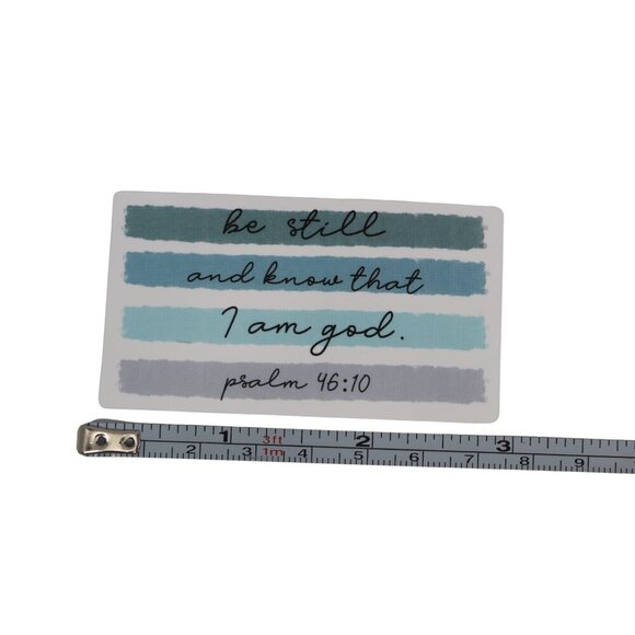Sticker Bundles 12x$6 Religious Christian Bible Verse 46:10 - Picture 3 of 3